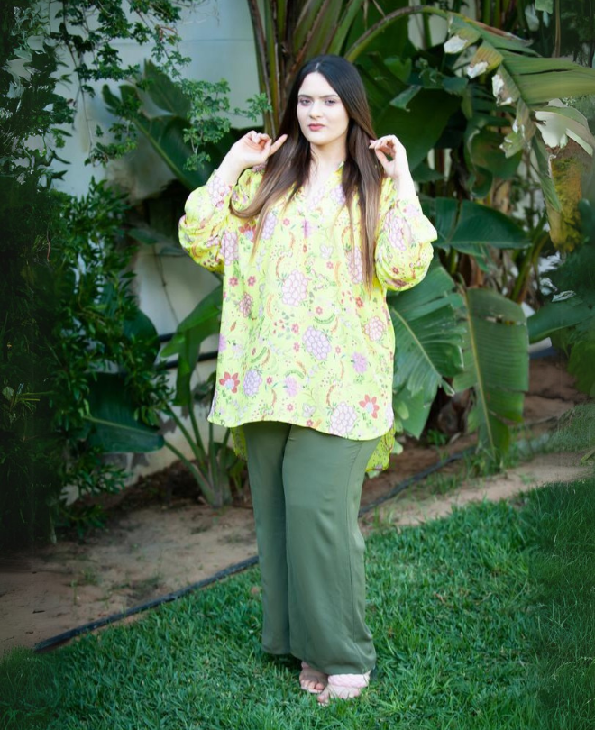 Chemise en Coton Imprimée